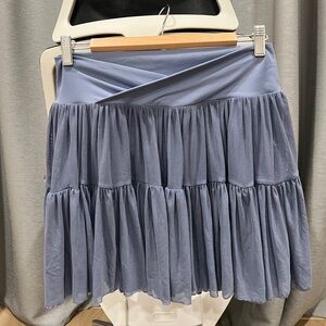 Blogilates x Target Blue Ruffle Skort - Large